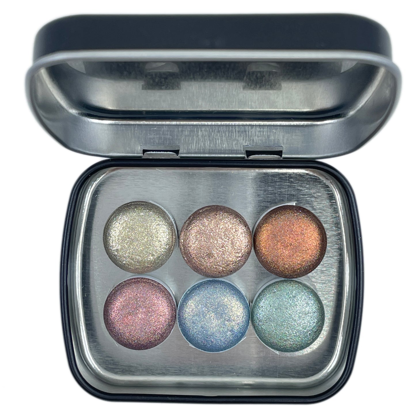 Button Renaissance series Handmade Colored Hologram Sparkle Watercolor Paint