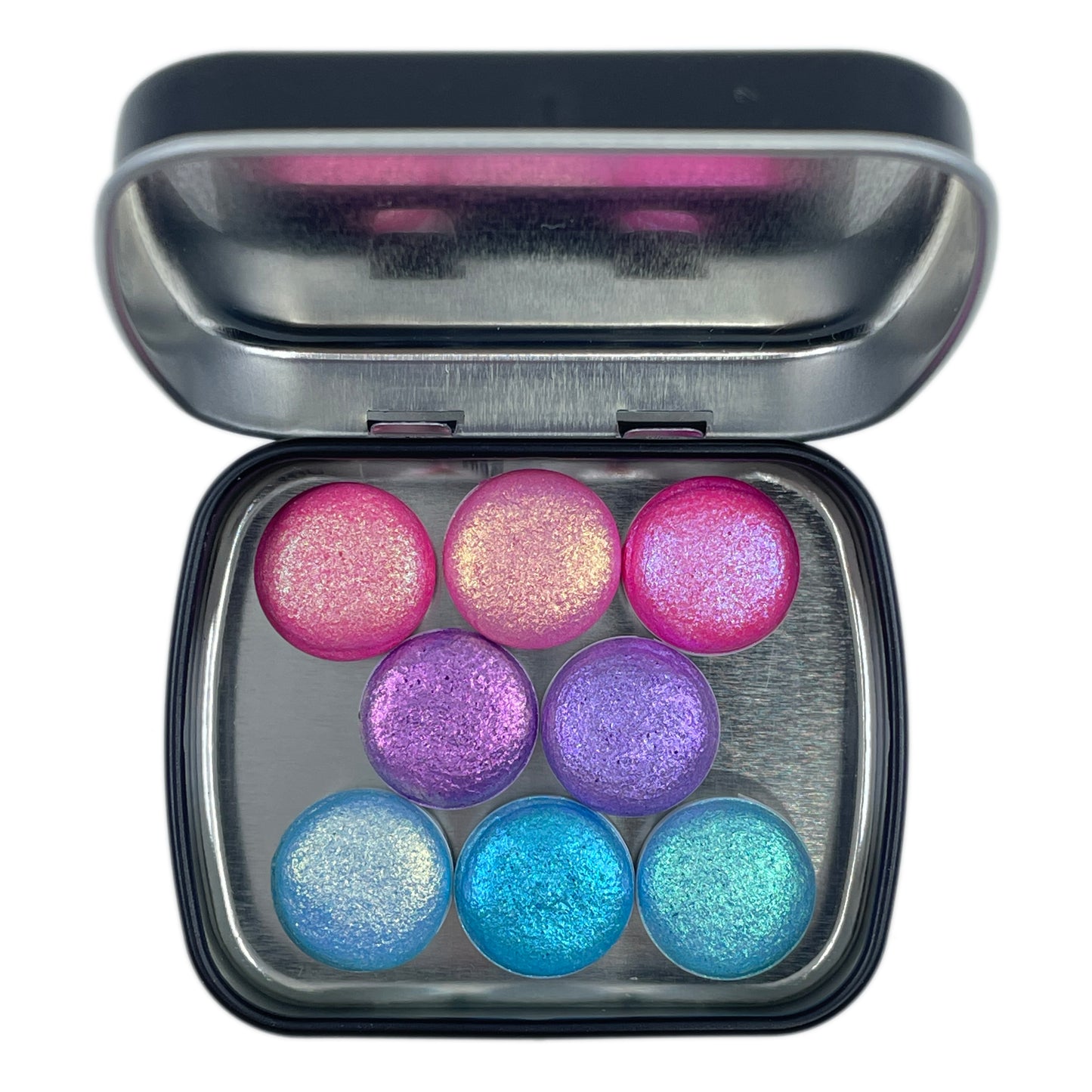 Button Disney princess set handmade colorshift shimmer watercolor paints