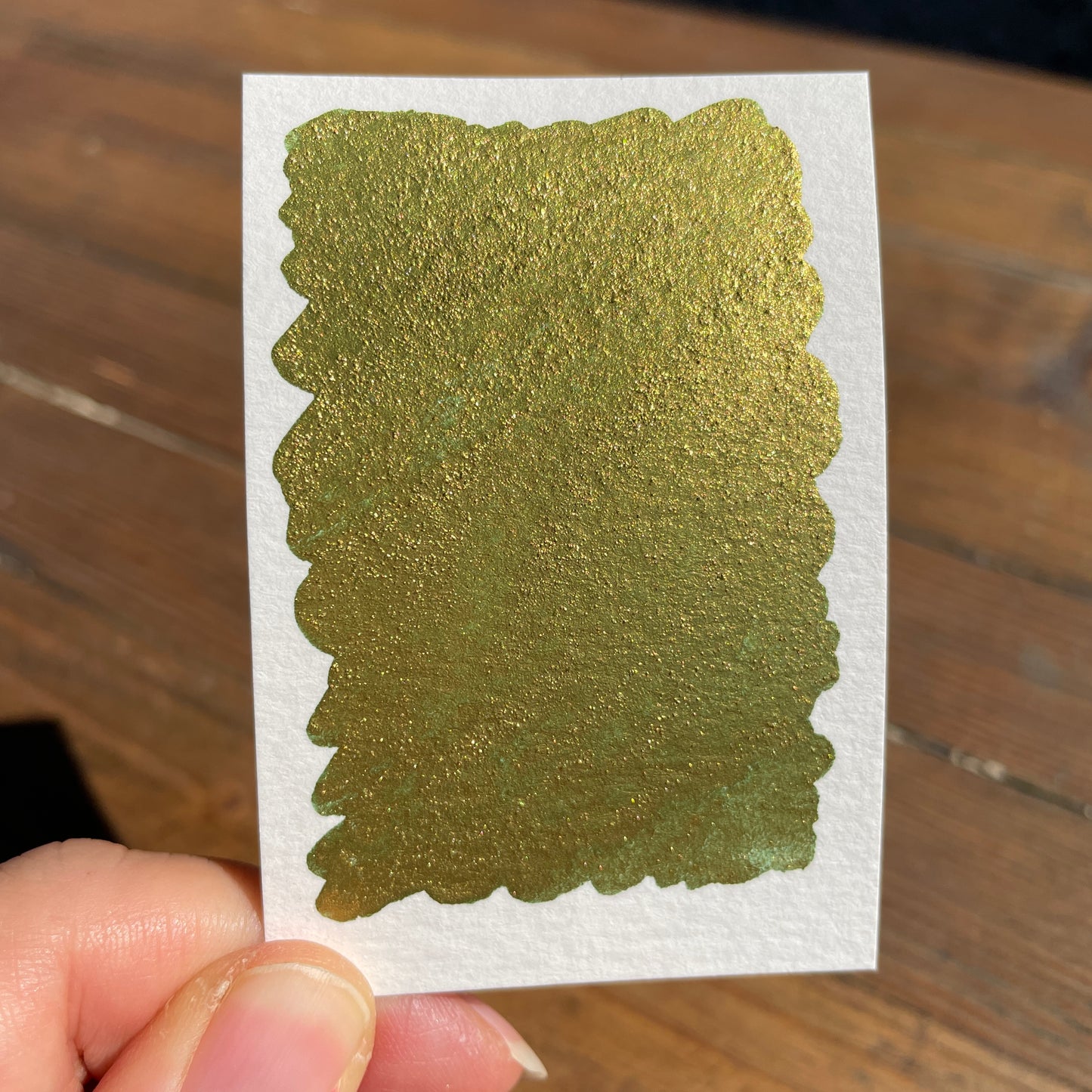 Golden Olive watercolor paints Half pans