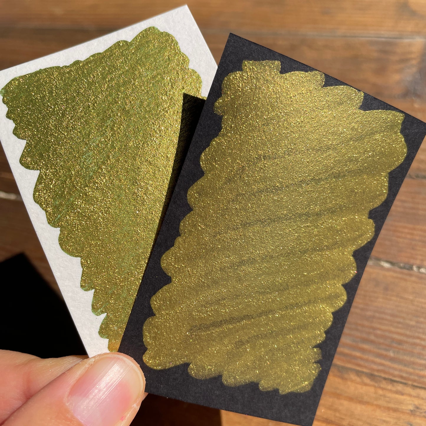 Golden Olive watercolor paints Half pans
