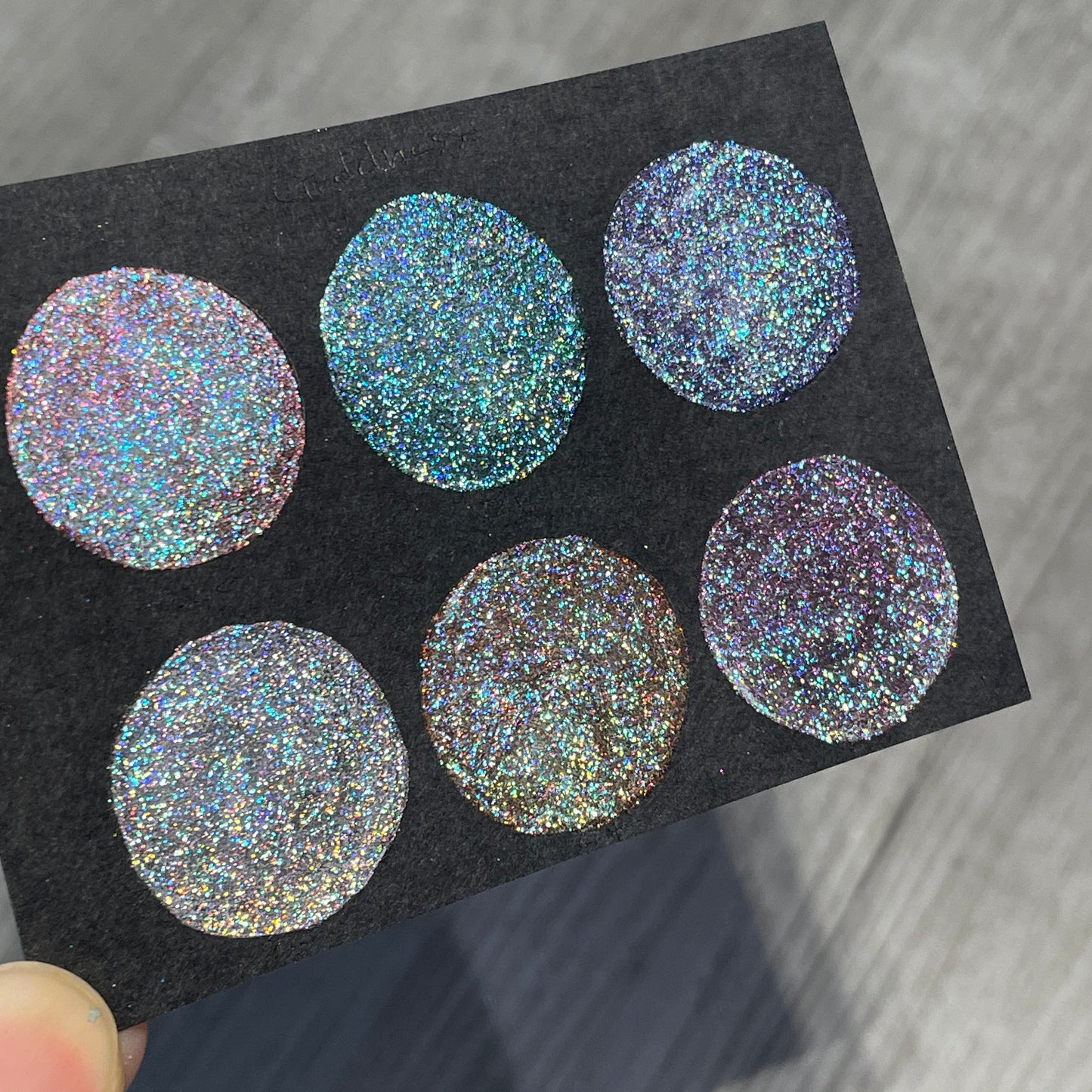 No.225 Vol.1 Goddess Handmade Super Shift Aurora Shimmer Holographic Watercolor Paints by iuilewatercolors