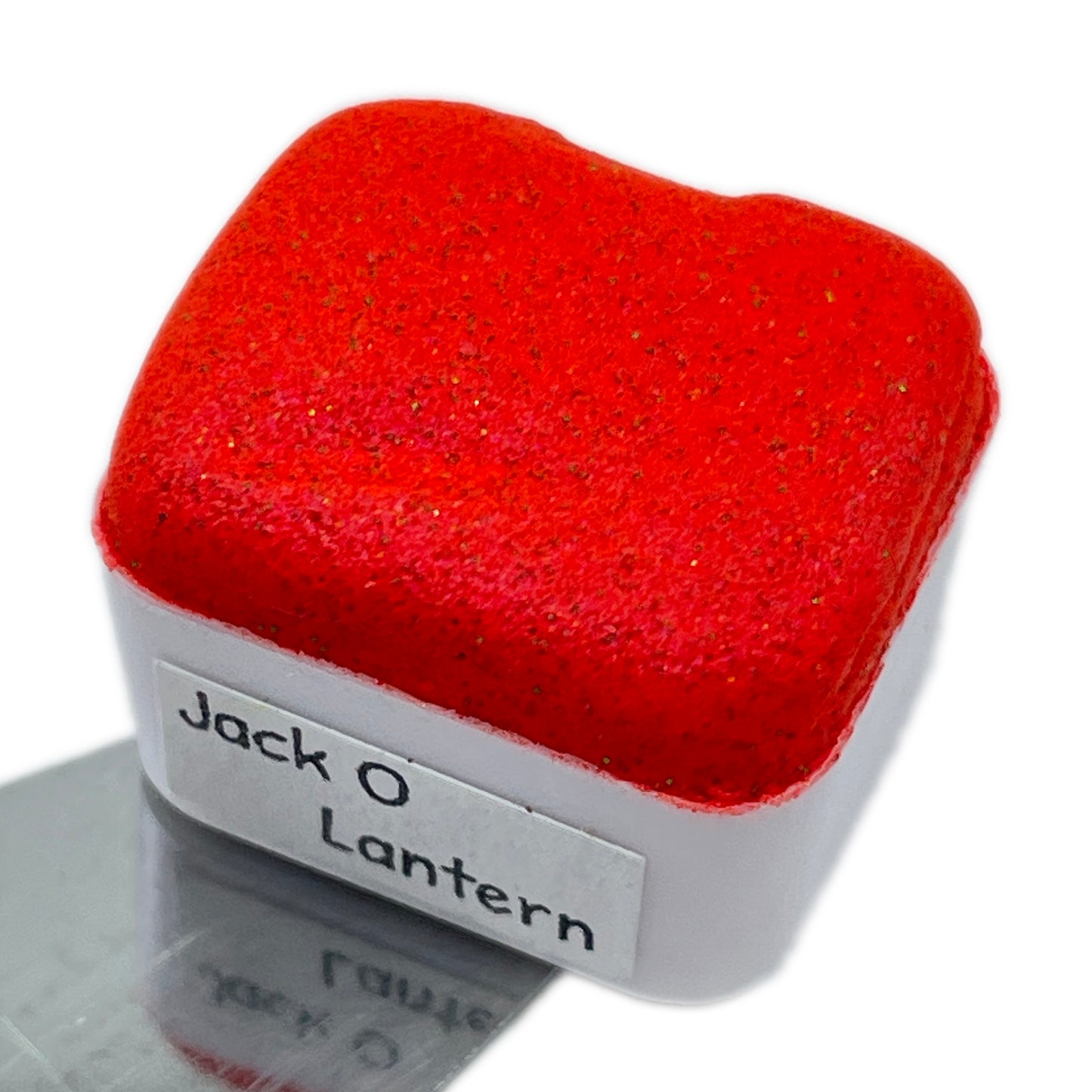 Jack-o-lantern Halloween 2023 Handmade Shimmer Neon Glittery Watercolor Paints by iuilewatercolors
