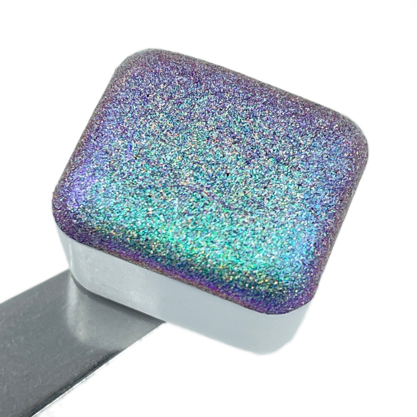 No.215 Perfection Half Pan Handmade Color Hologram Super Color Shift Chrome Watercolor Paints by iuilewatercolors