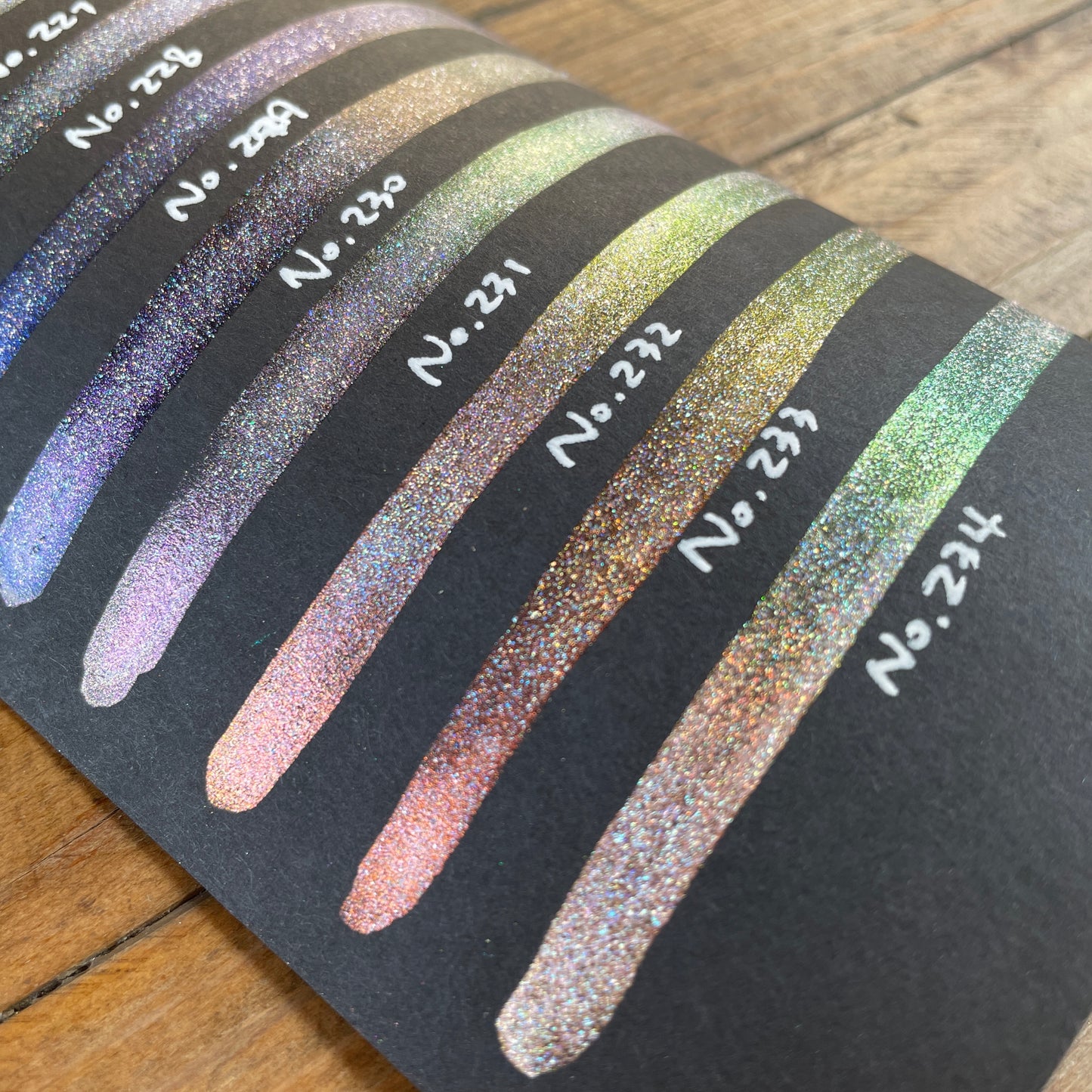 Limited No.229 Vol.2 Goddess Handmade Super Shift Aurora Shimmer Holographic Watercolor Paints by iuilewatercolors