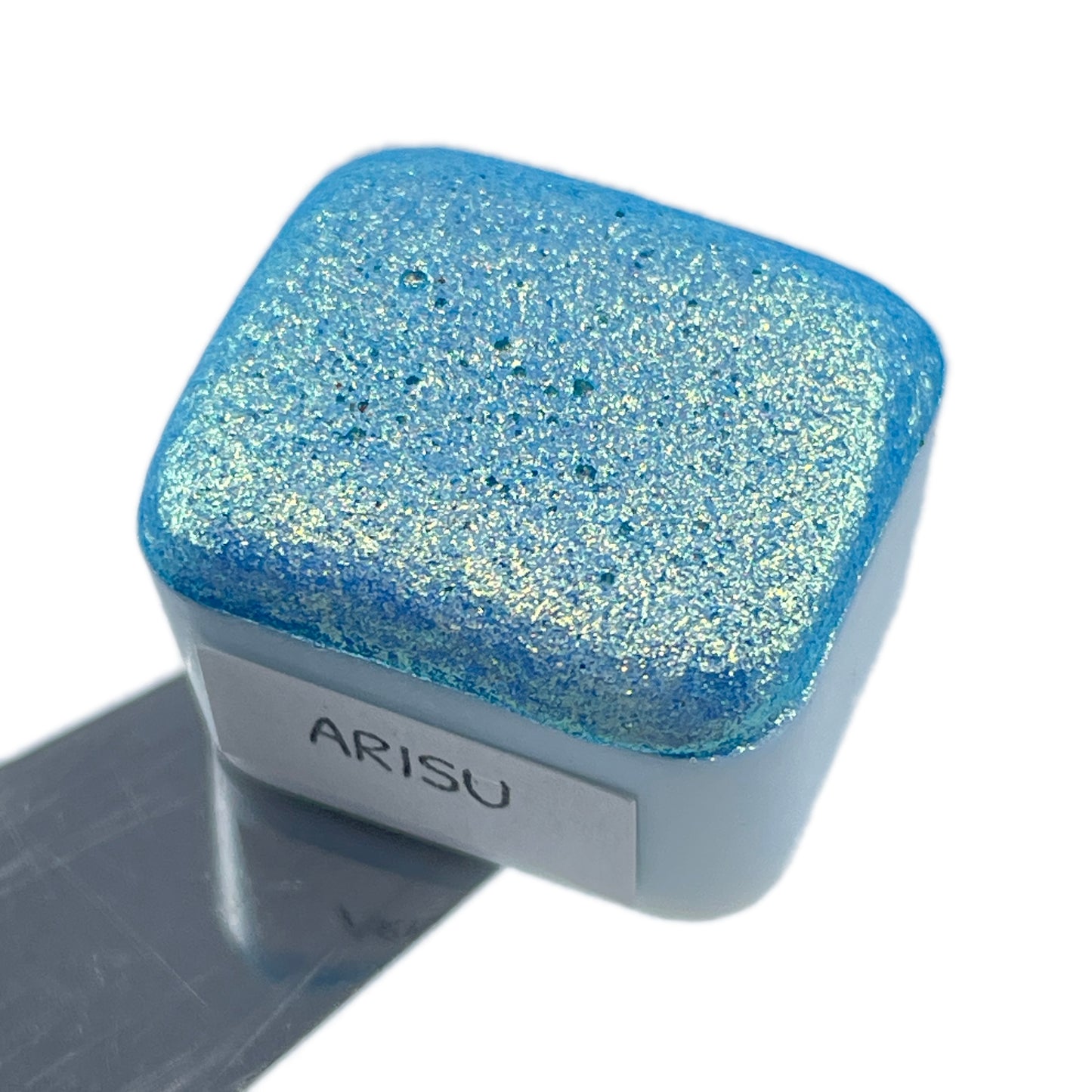 Arisu Half Pan Spring2024 Handmade Color Shift Shimmer Shine Watercolor Paints by iuilewatercolors