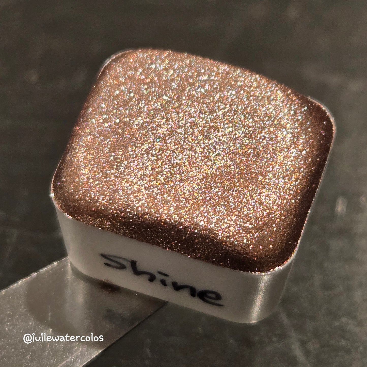 Shine Half 2024 Christmas New Handmade Chrome Shimmer Watercolor Paints by iuilewatercolors