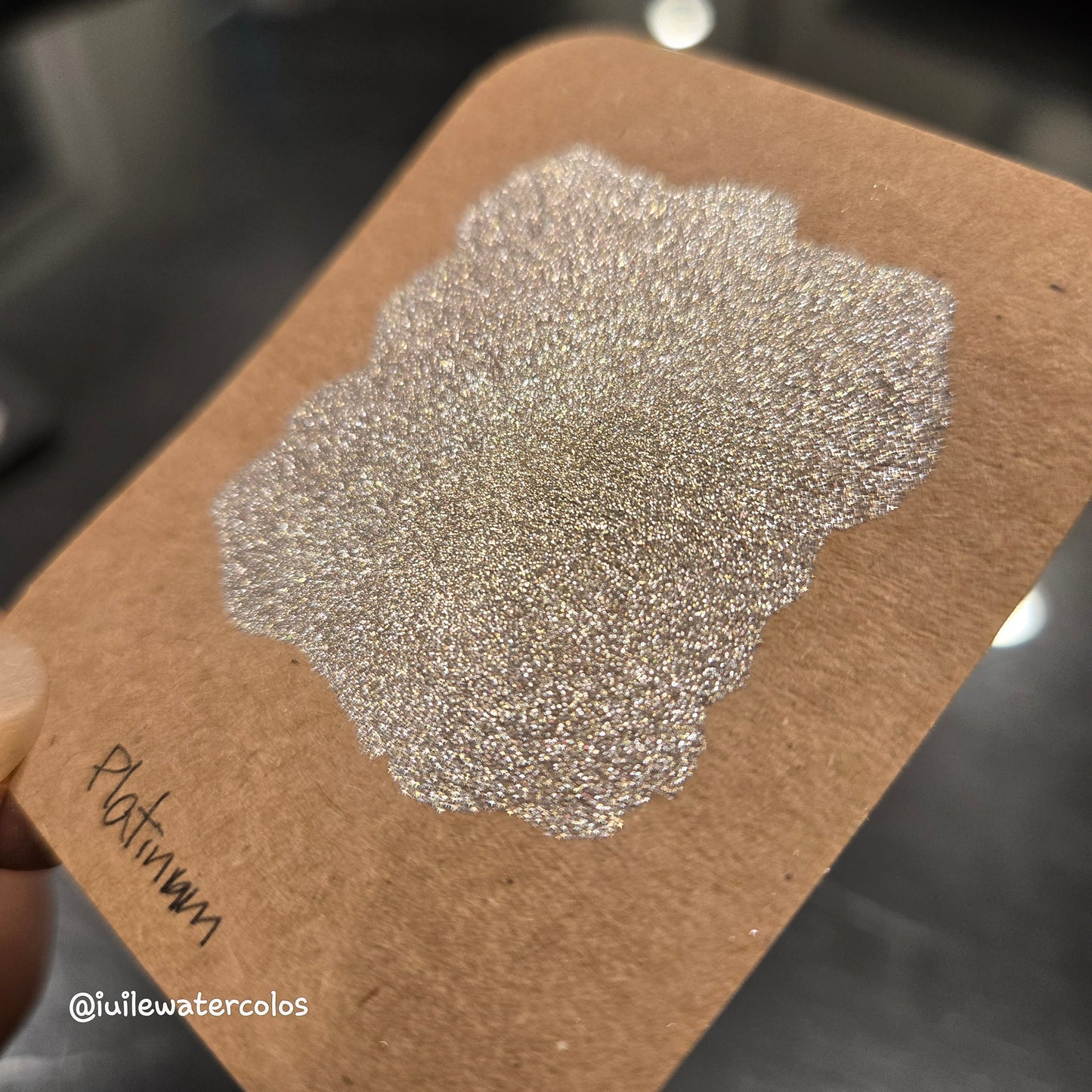 Platinum Half 2024 Christmas New Handmade Chrome Shimmer Watercolor Paints by iuilewatercolors