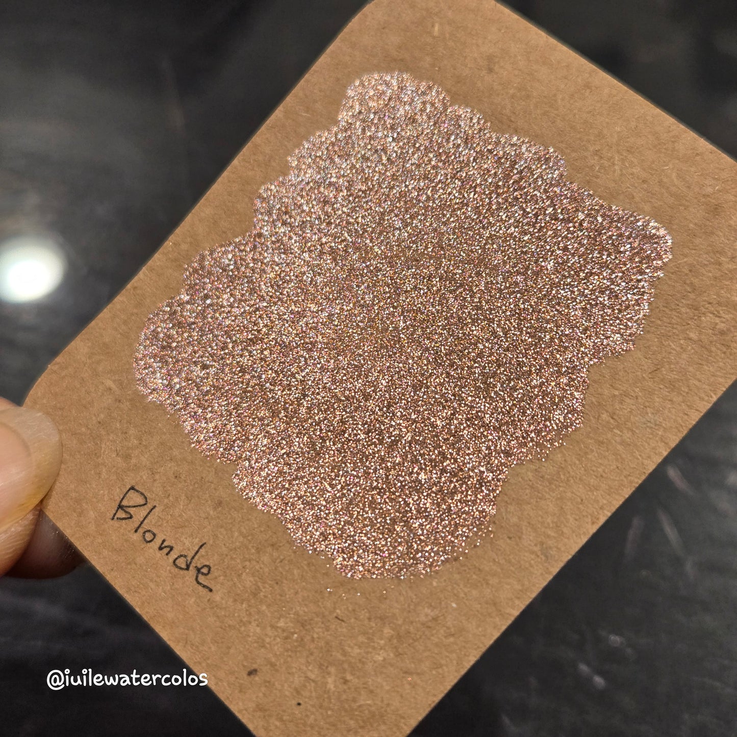 Blonde Half 2024 Christmas New Handmade Chrome Shimmer Watercolor Paints by iuilewatercolors