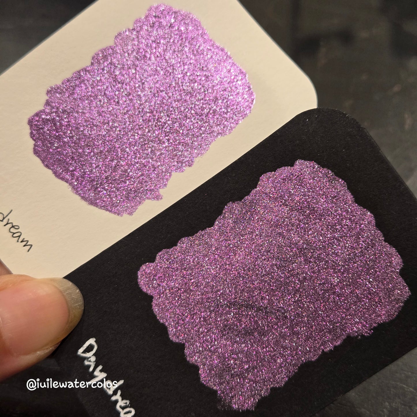 Daydream Half 2024 Christmas New Handmade Chrome Shimmer Watercolor Paints by iuilewatercolors