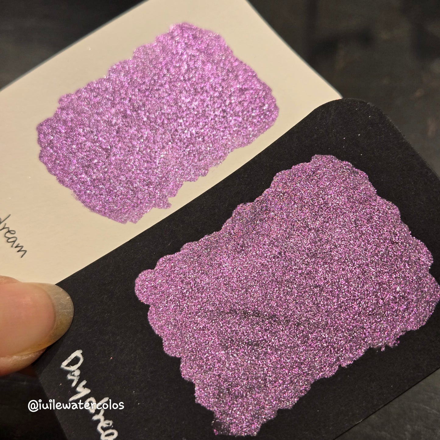 Daydream Half 2024 Christmas New Handmade Chrome Shimmer Watercolor Paints by iuilewatercolors