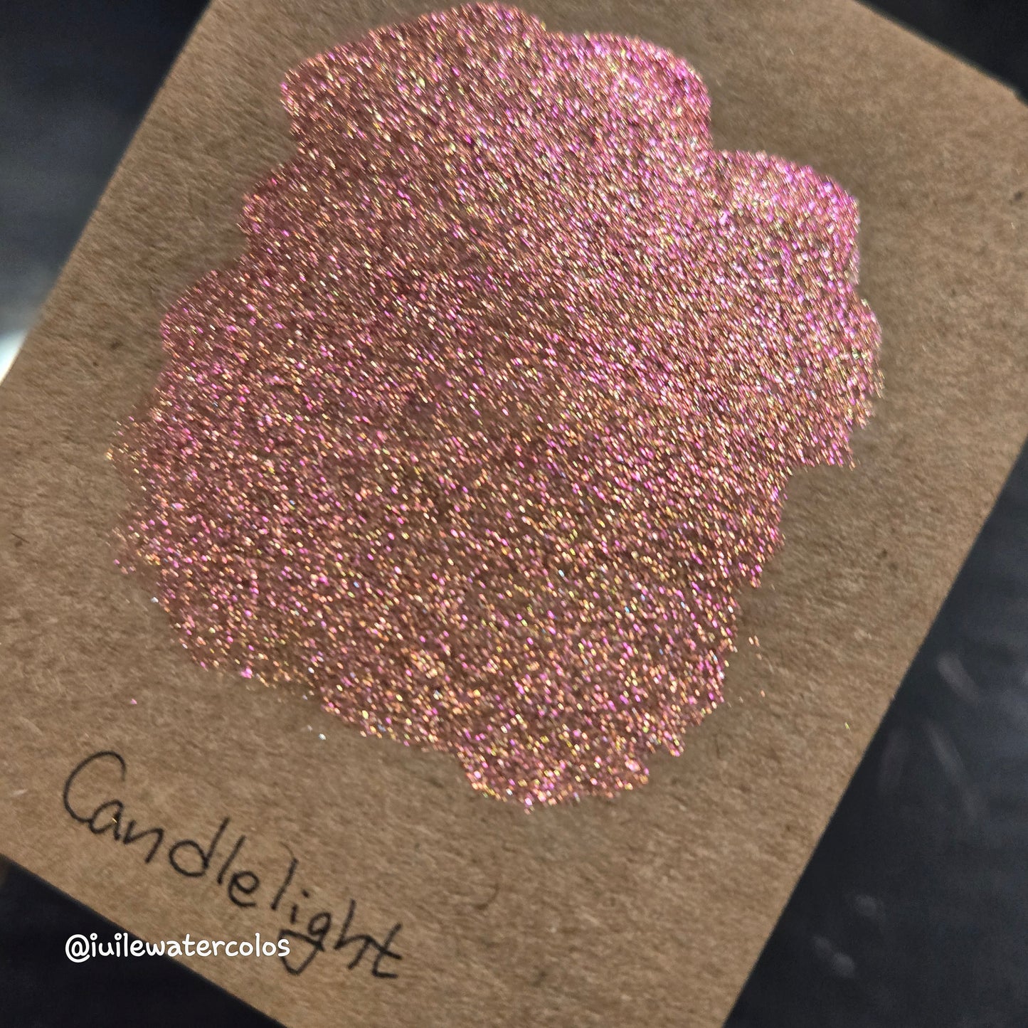 Candlelight Half 2024 Christmas New Handmade Chrome Shimmer Watercolor Paints by iuilewatercolors