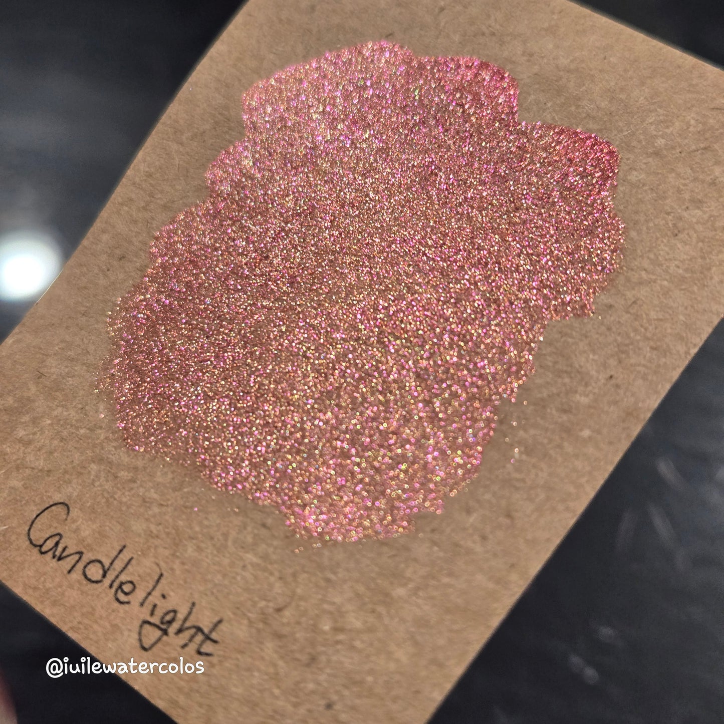 Candlelight Half 2024 Christmas New Handmade Chrome Shimmer Watercolor Paints by iuilewatercolors