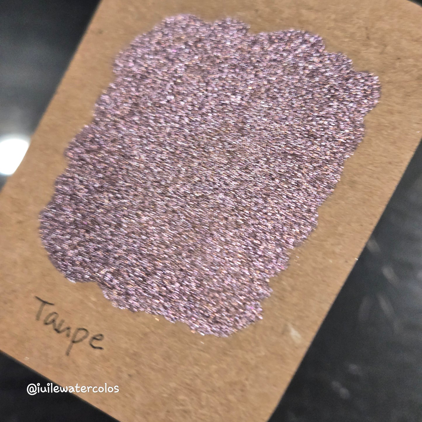 Taupe Half 2024 Christmas New Handmade Chrome Shimmer Watercolor Paints by iuilewatercolors