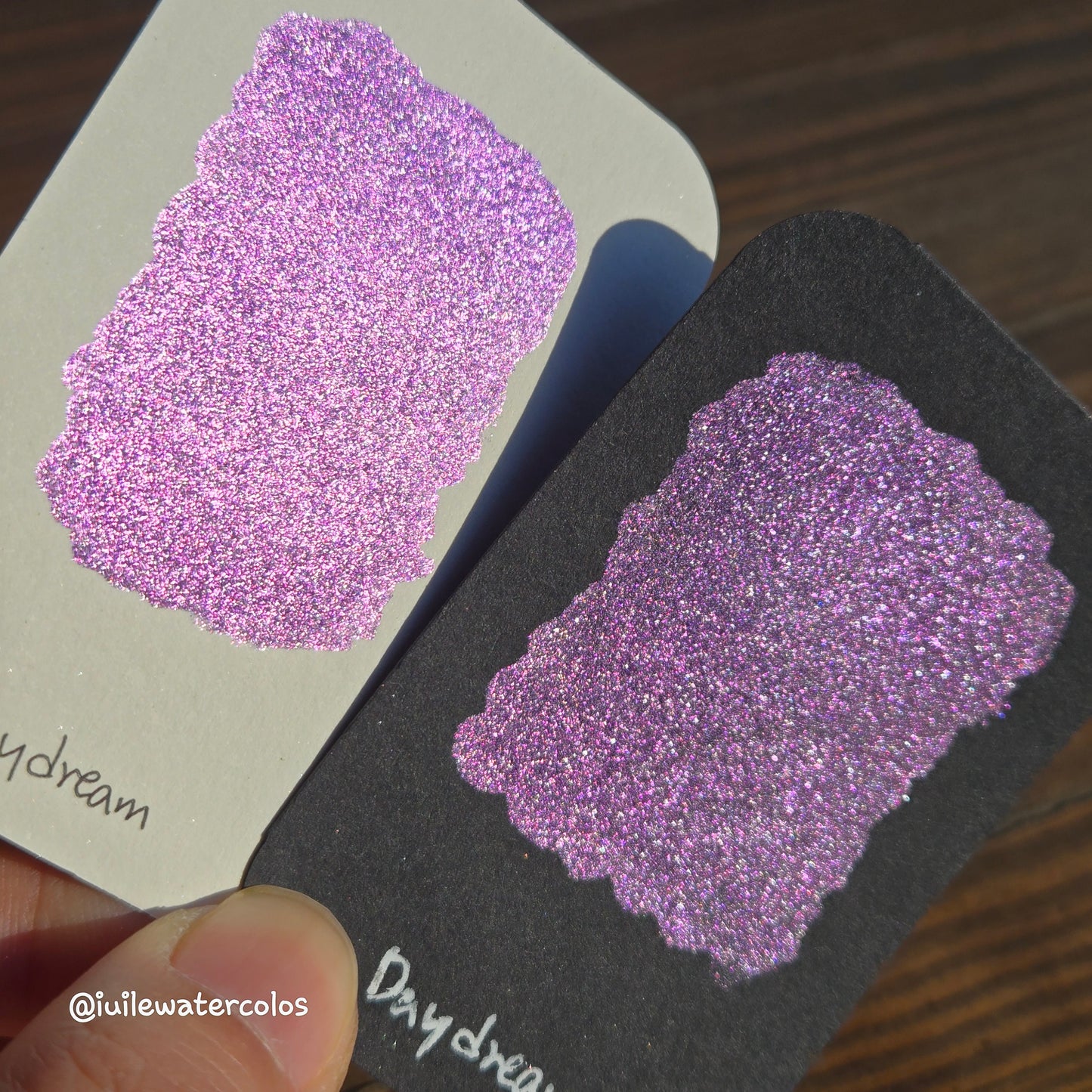 Daydream Half 2024 Christmas New Handmade Chrome Shimmer Watercolor Paints by iuilewatercolors