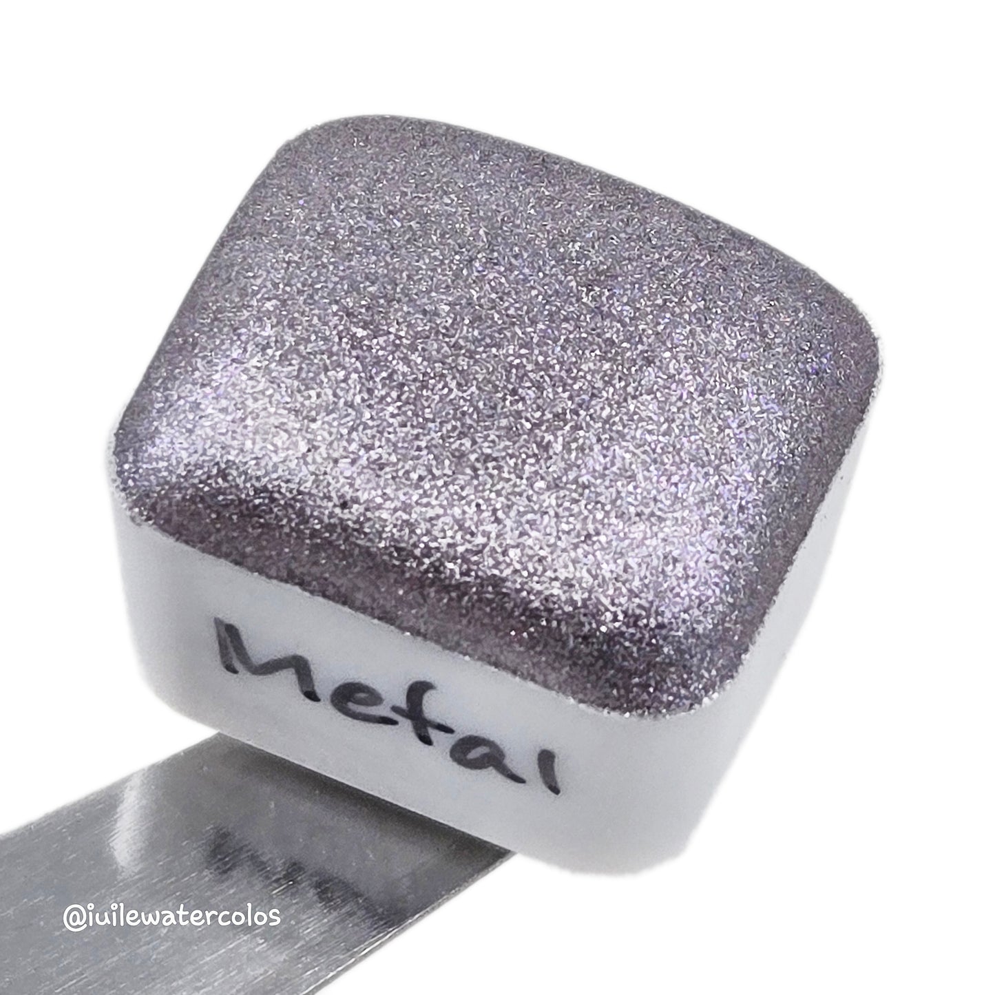 Metal Half 2024 Christmas New Handmade Chrome Shimmer Watercolor Paints by iuilewatercolors