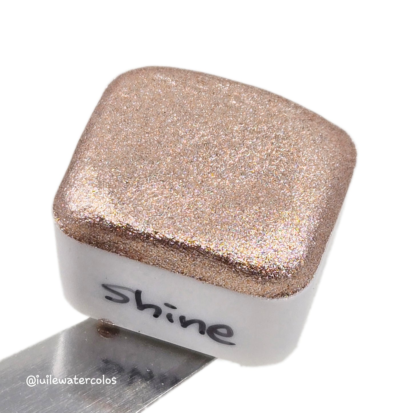 Shine Half 2024 Christmas New Handmade Chrome Shimmer Watercolor Paints by iuilewatercolors