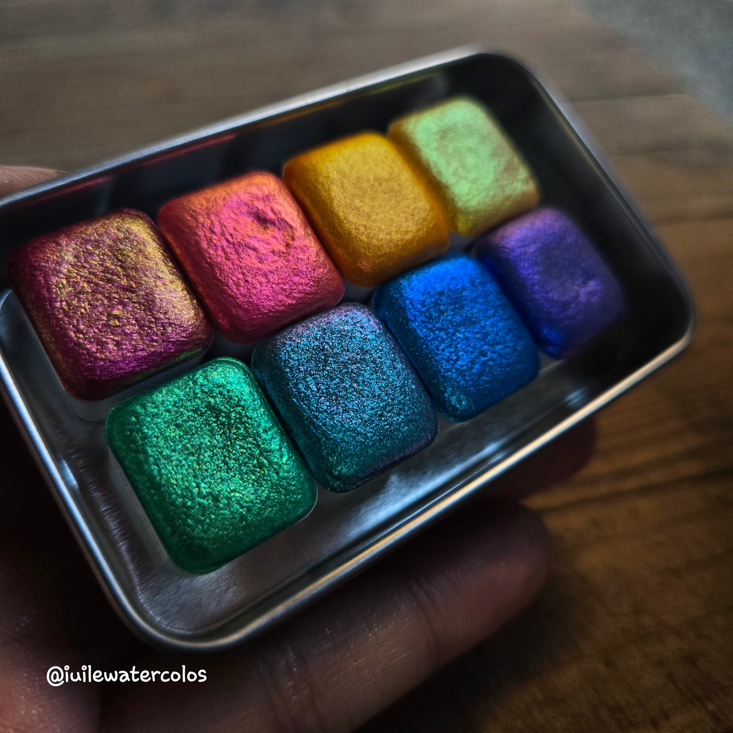 Rainbow CS Half set handmade super color shift watercolor paints