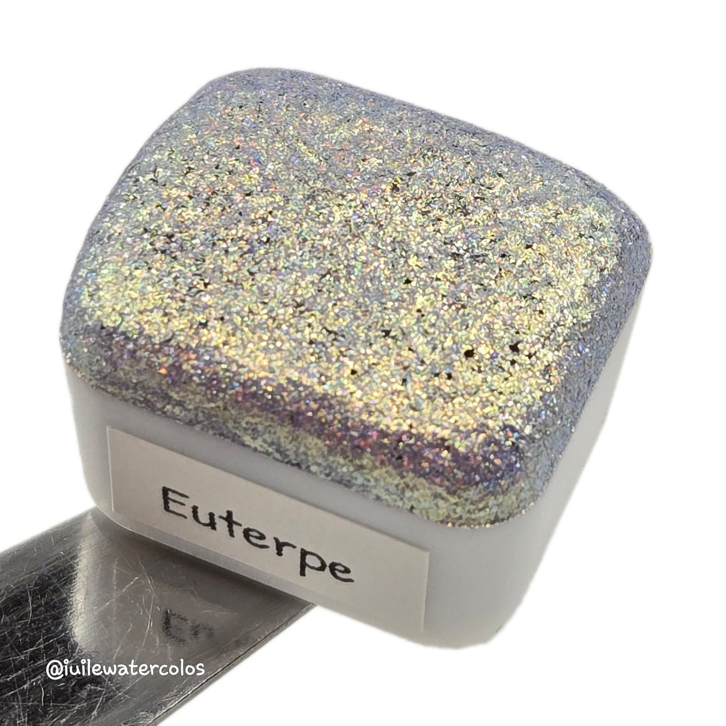 Euterpe Half Goddess Vol.3 Handmade Iridescent Chameleon Color Shift Aurora Shimmer Holographic Watercolor Paints by iuilewatercolors