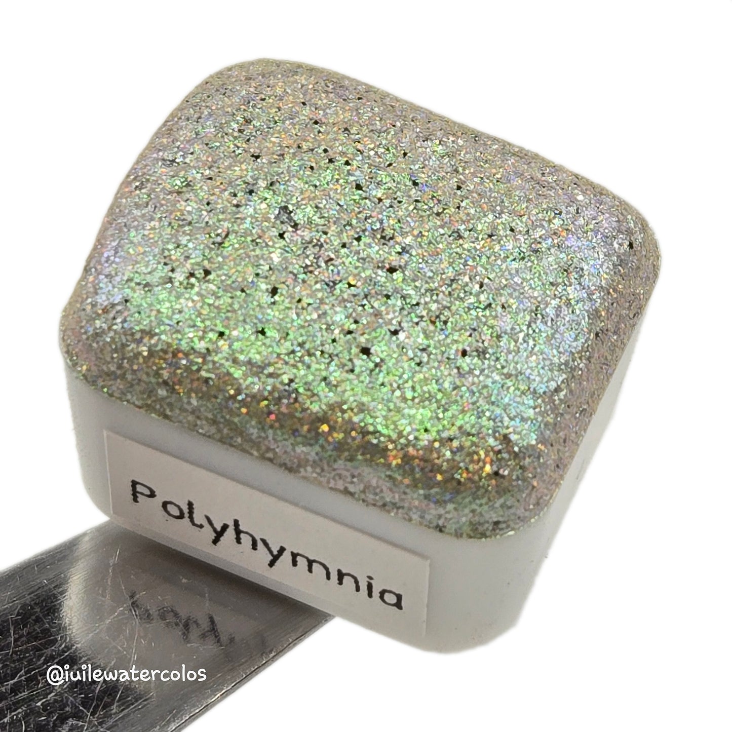 Polyhymnia Half Goddess Vol.3 Handmade Iridescent Chameleon Color Shift Aurora Shimmer Holographic Watercolor Paints by iuilewatercolors