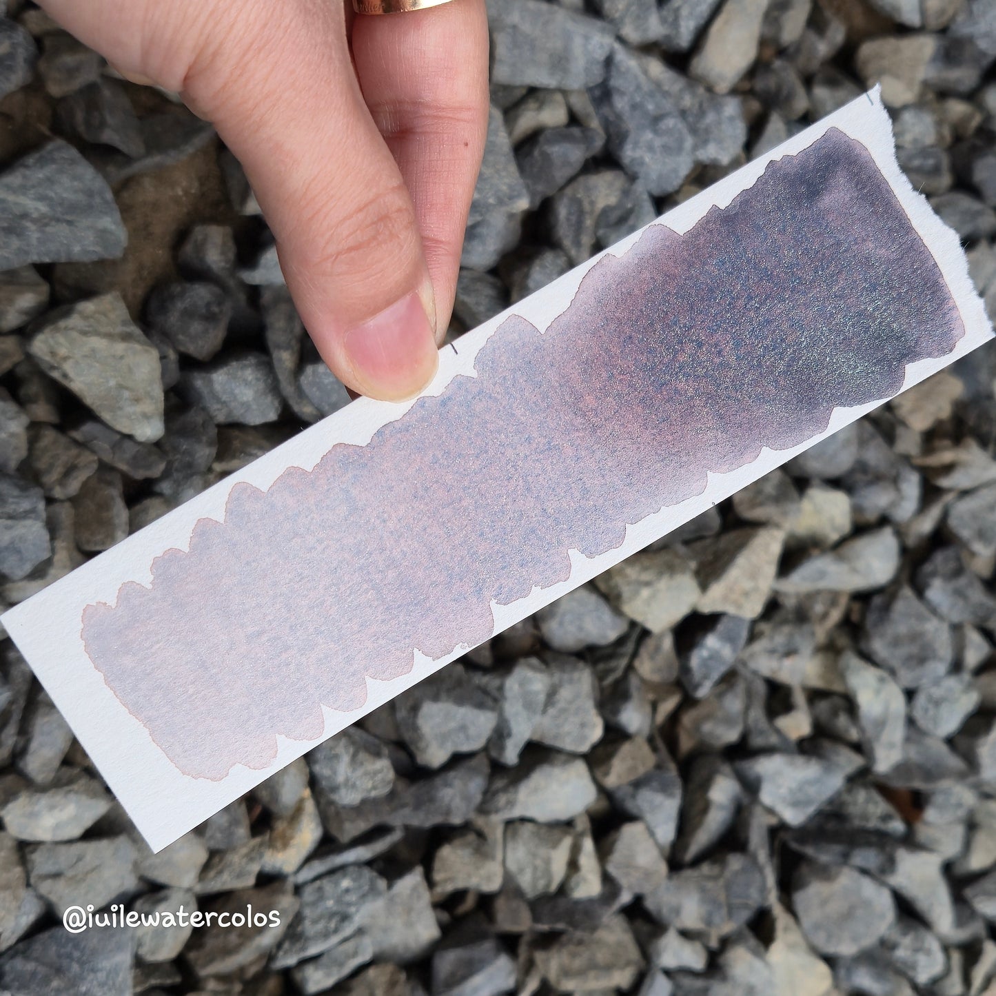 Mud Handmade Iridescent Shimmer With Granulation Watercolor Paints