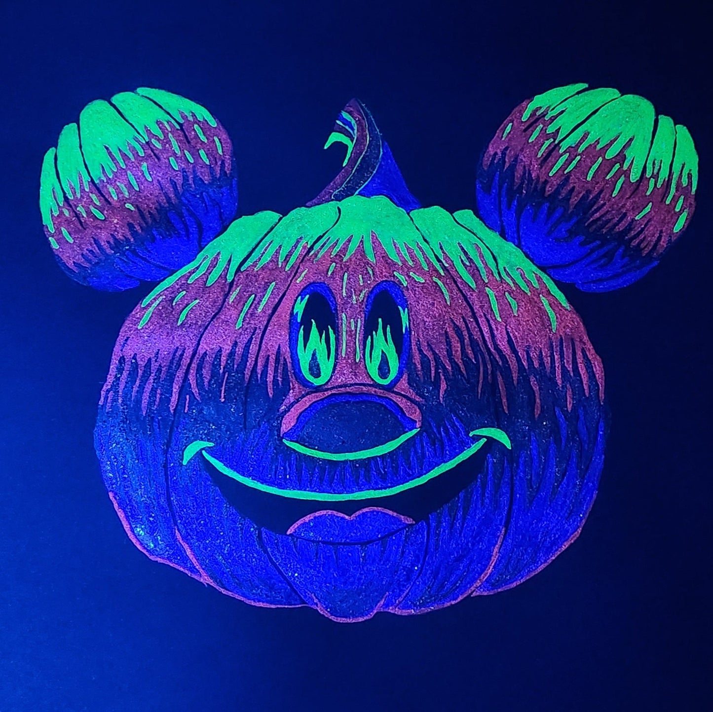 Poison Apple Halloween 2023 Handmade Shimmer Neon Glittery Watercolor Paints by iuilewatercolors