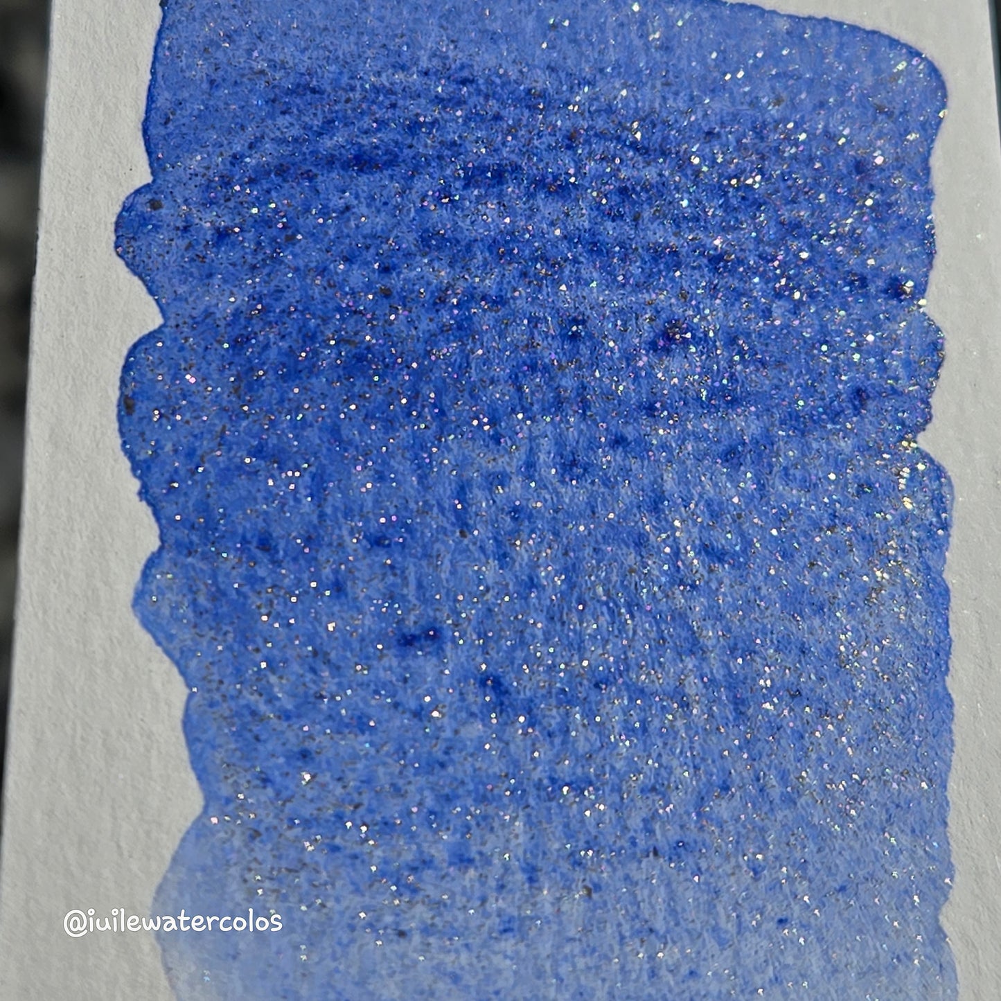 Lapis Lazuli Handmade Matte Base With Gold Shimmer Watercolor Paints by iuilewatercolors