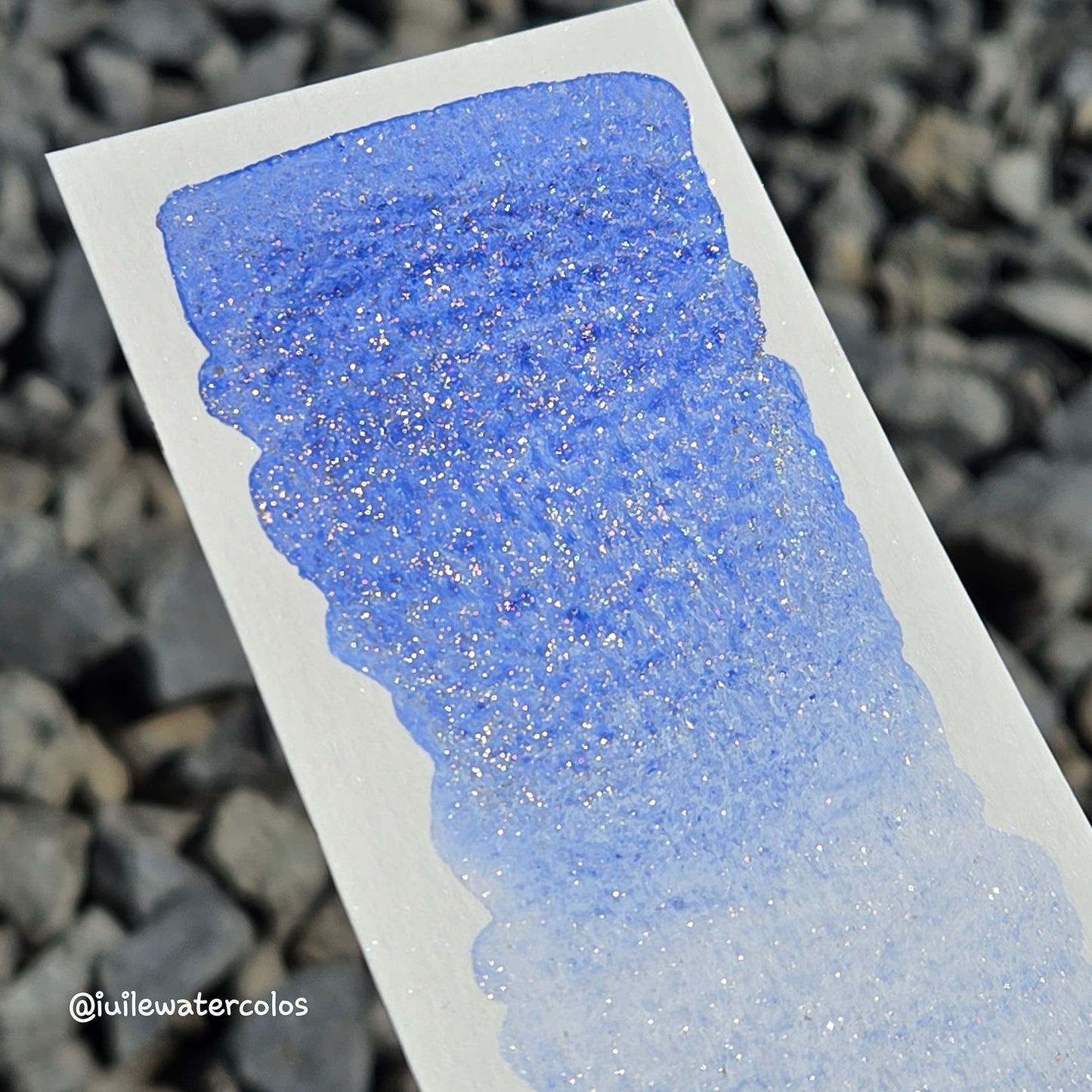 Lapis Lazuli Handmade Matte Base With Gold Shimmer Watercolor Paints by iuilewatercolors