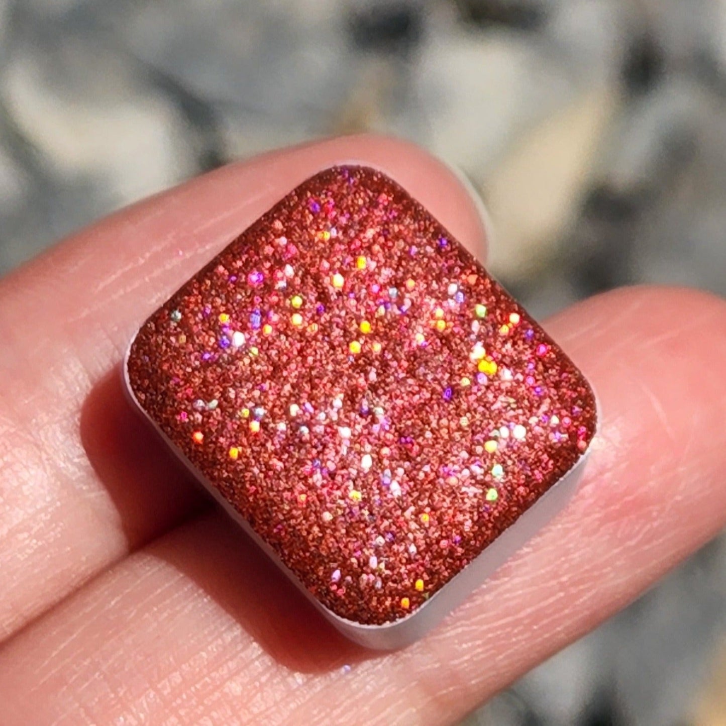 Meteor Galaxy Chunky Holo glitter watercolor paints half pan