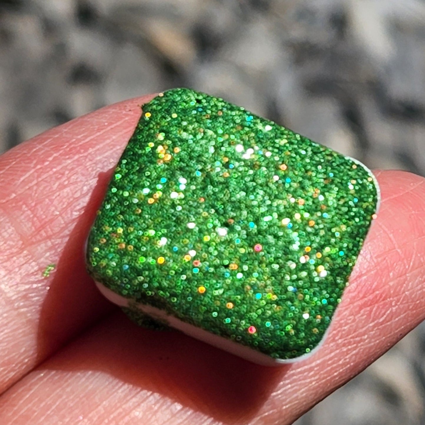 Nebula Galaxy Chunky Holo glitter watercolor paints half pan