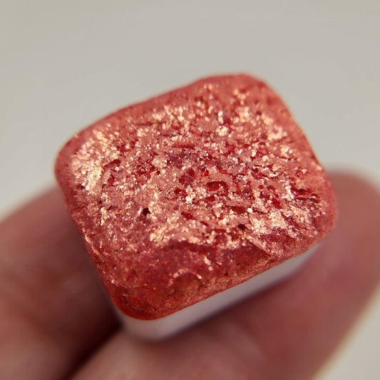 Last Chance! Sarah The Artist flakes mica Handmade watercolor paint half pan