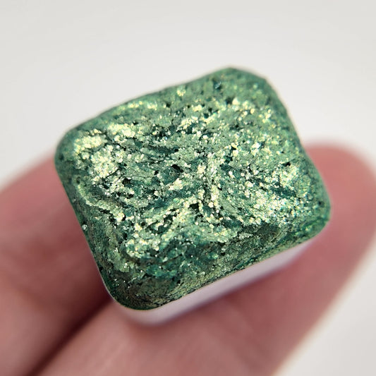 Last Chance! Liz The artist flakes mica Handmade watercolor paint half pan