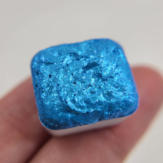 Last Chance! Catherine The Artist flakes mica Handmade watercolor paint half pan