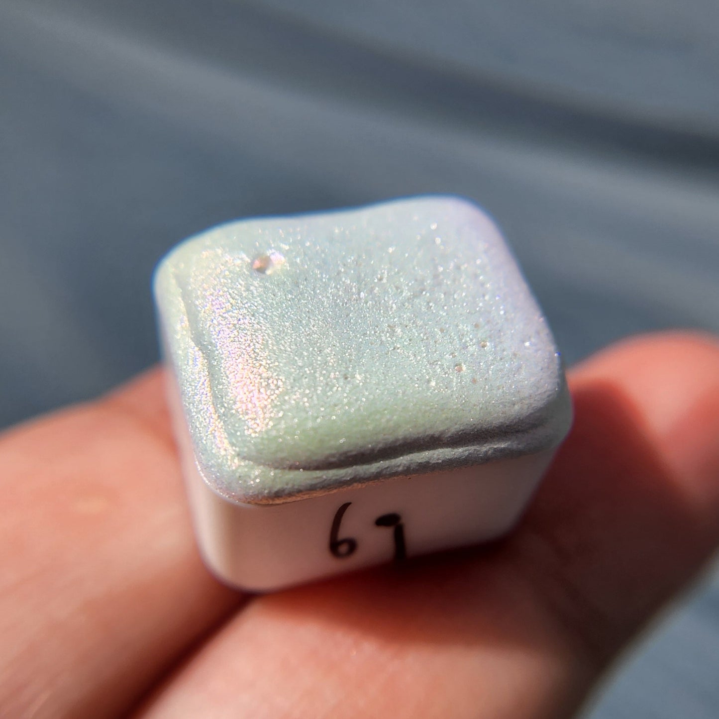 No. 69 Fairy colorshift watercolor paint half pan
