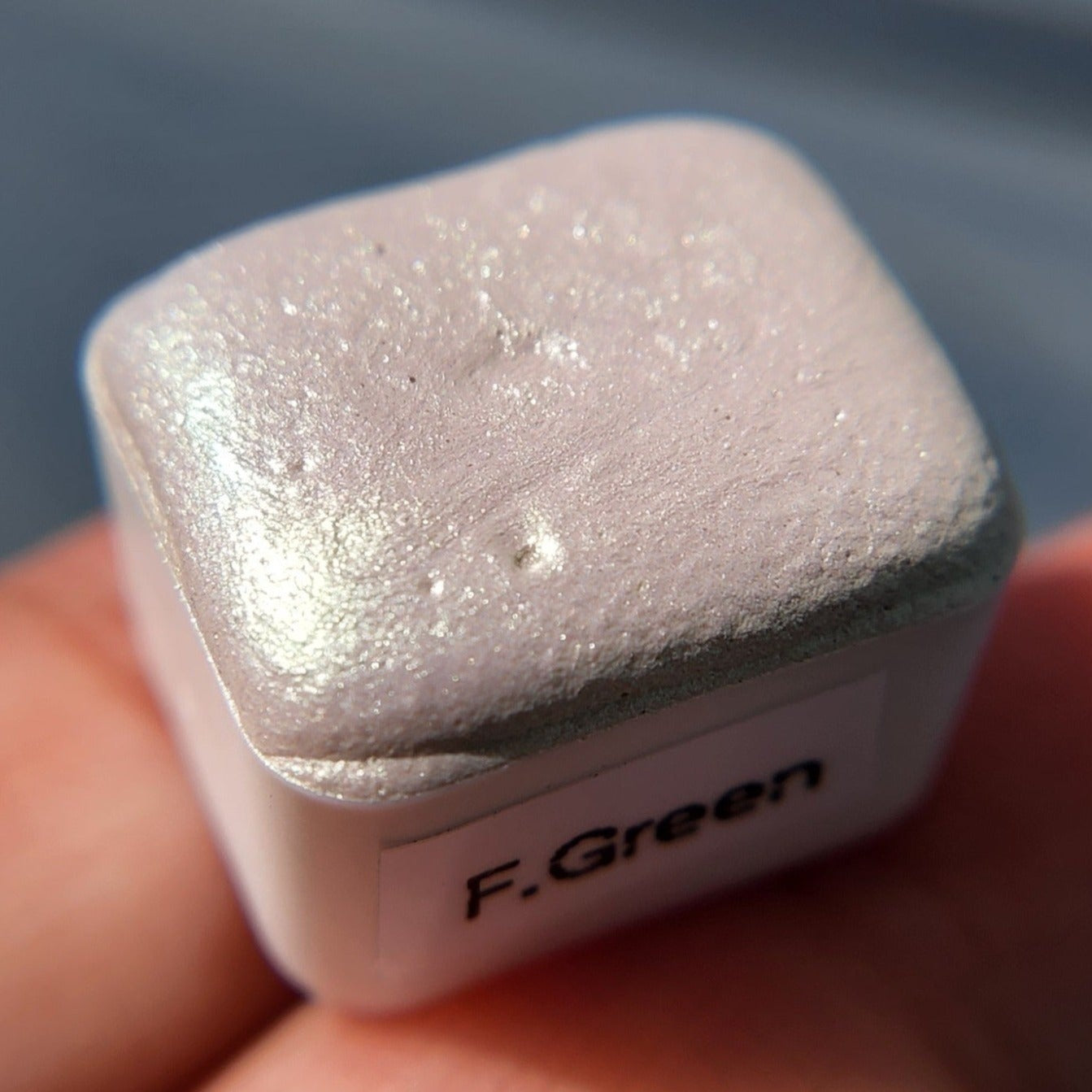 Fairy Green watercolor paints half pan