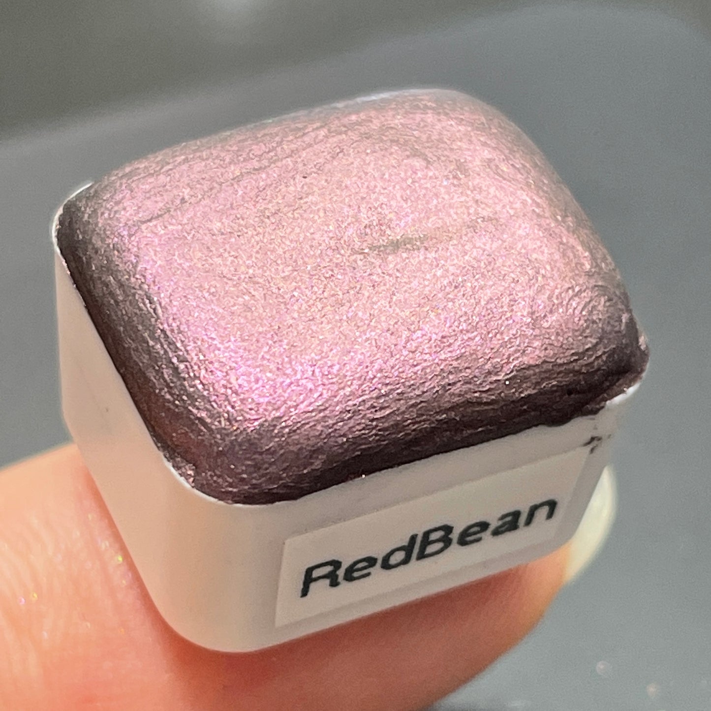 Red Bean purple watercolor paints Half pans
