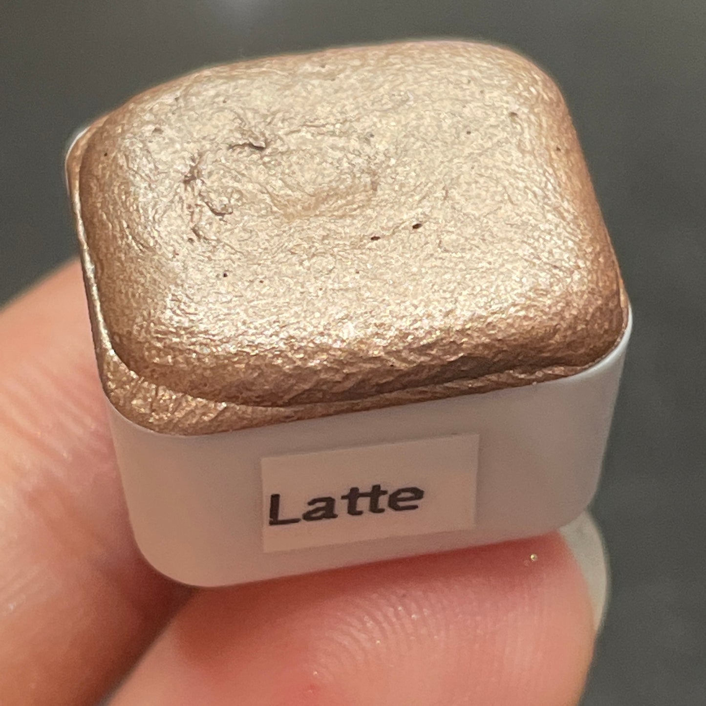 Latte Gold Handmade shimmer watercolor paints