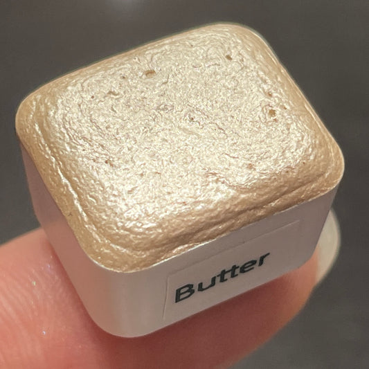 Butter Gold Handmade gold shimmer watercolor paints