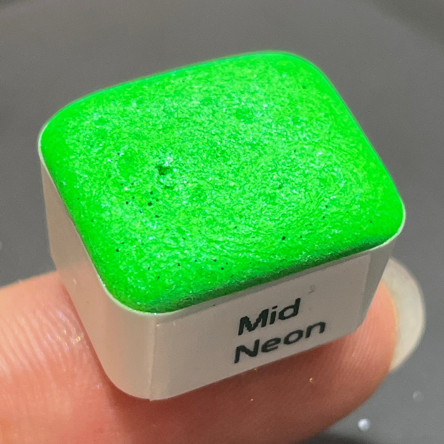 Mid neon night series colorshift watercolor paints half pan