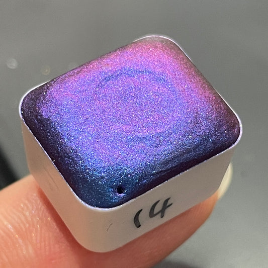 No.14 number series Handmade color shift watercolor paints chrome pigments Half/Quarter/Mini