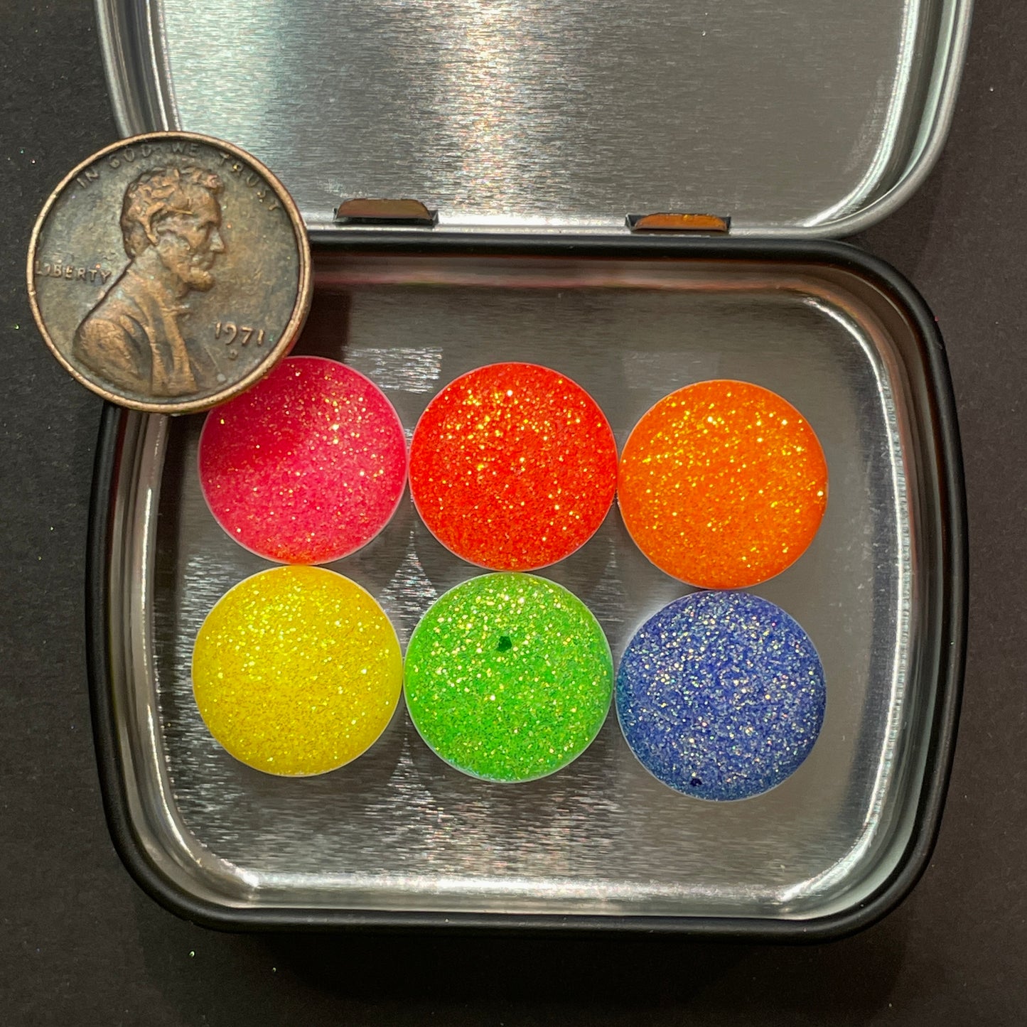 Button Jelly bean set for Handmade Chunky glitter watercolor paints