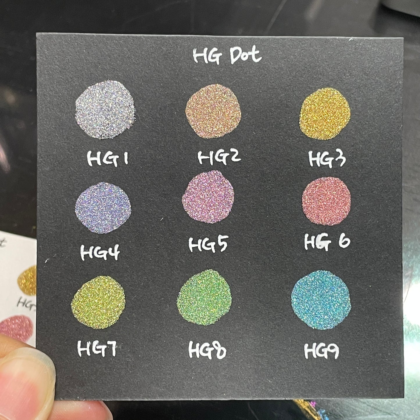 HG Half set Hologram glitter handmade watercolor paints