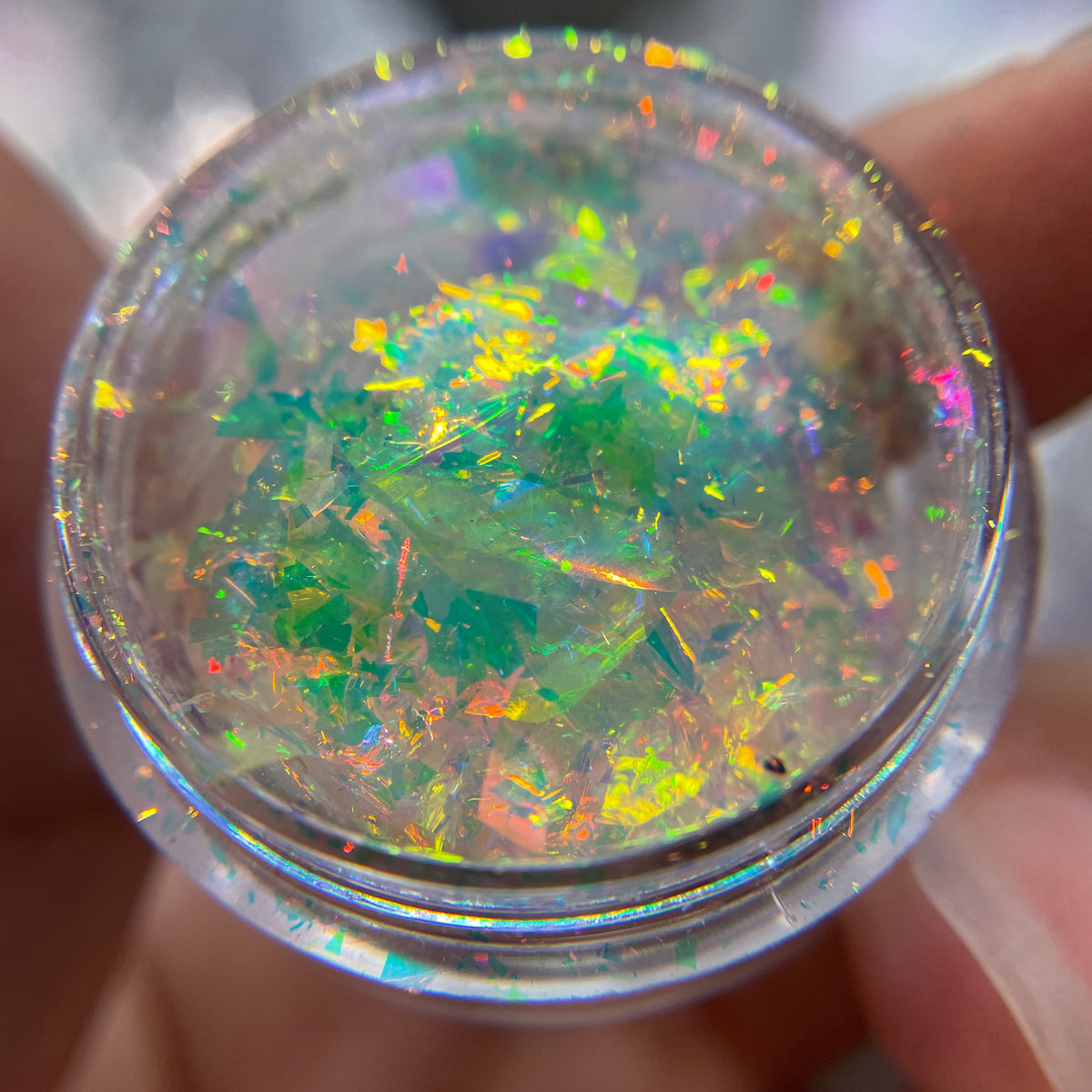 Iridescent Colorful Craft Foil Flakes — The Nerdy Birdy
