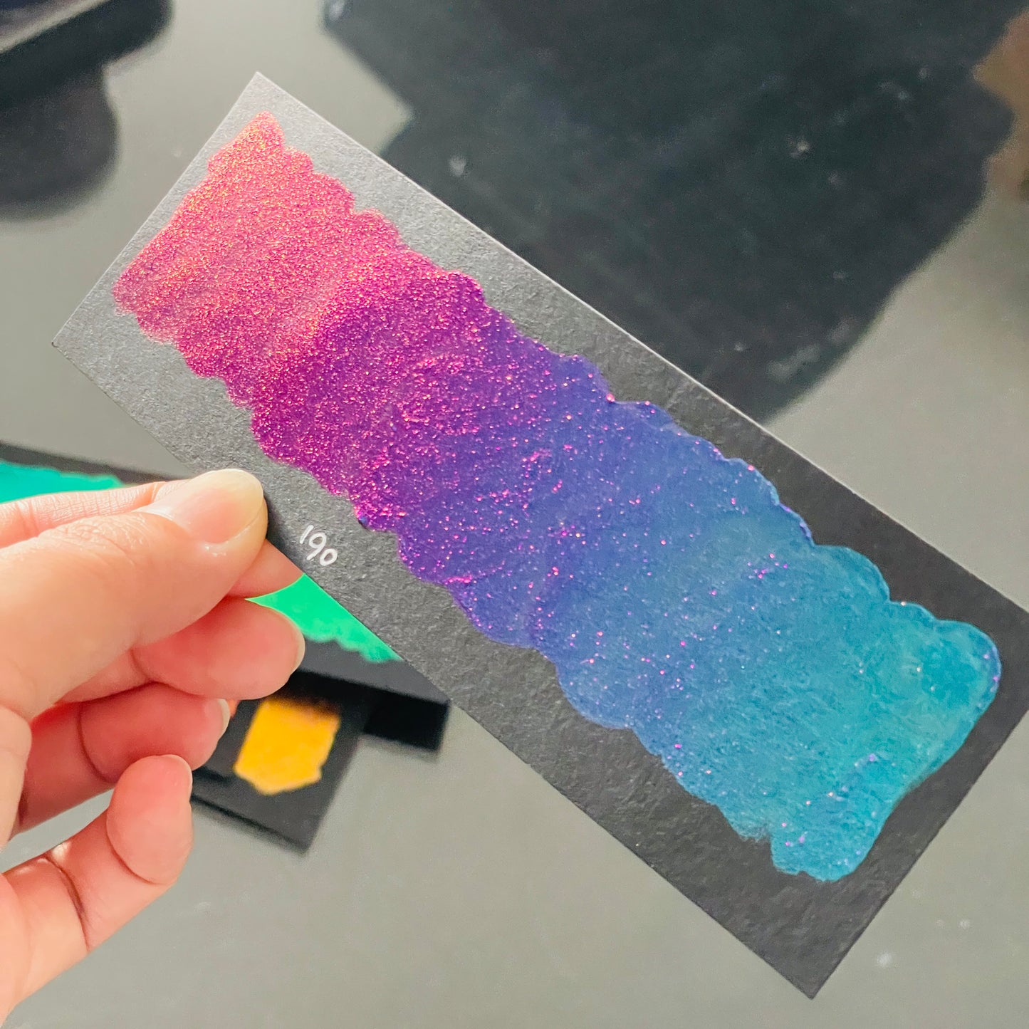 No.190 Half  Vivid series Handmade Super Chrome Color Shift Watercolor Paint