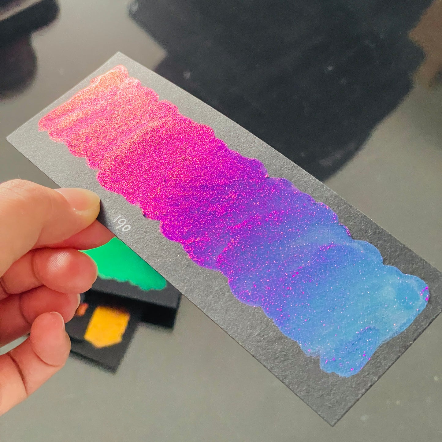 No.190 Half  Vivid series Handmade Super Chrome Color Shift Watercolor Paint