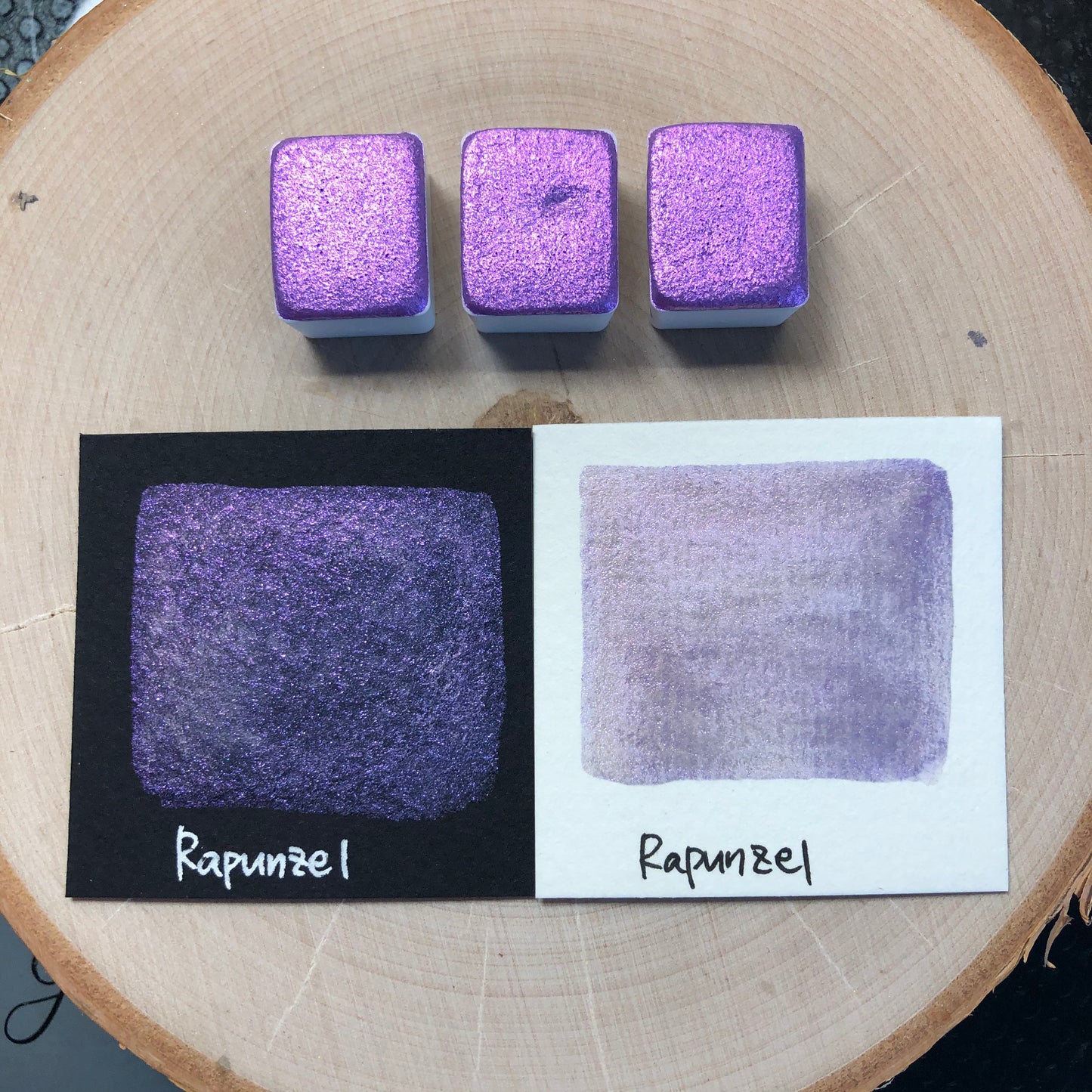 Rapunzel Disney princess watercolor paints half pans