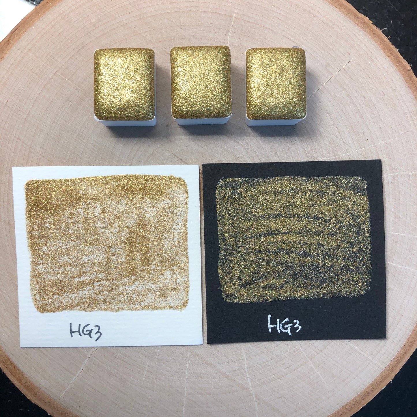 HG Half set Hologram glitter handmade watercolor paints