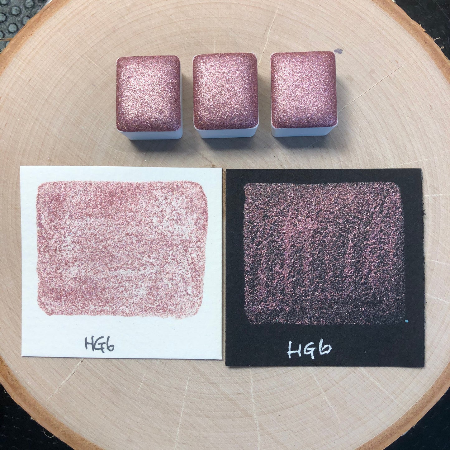 HG Half set Hologram glitter handmade watercolor paints