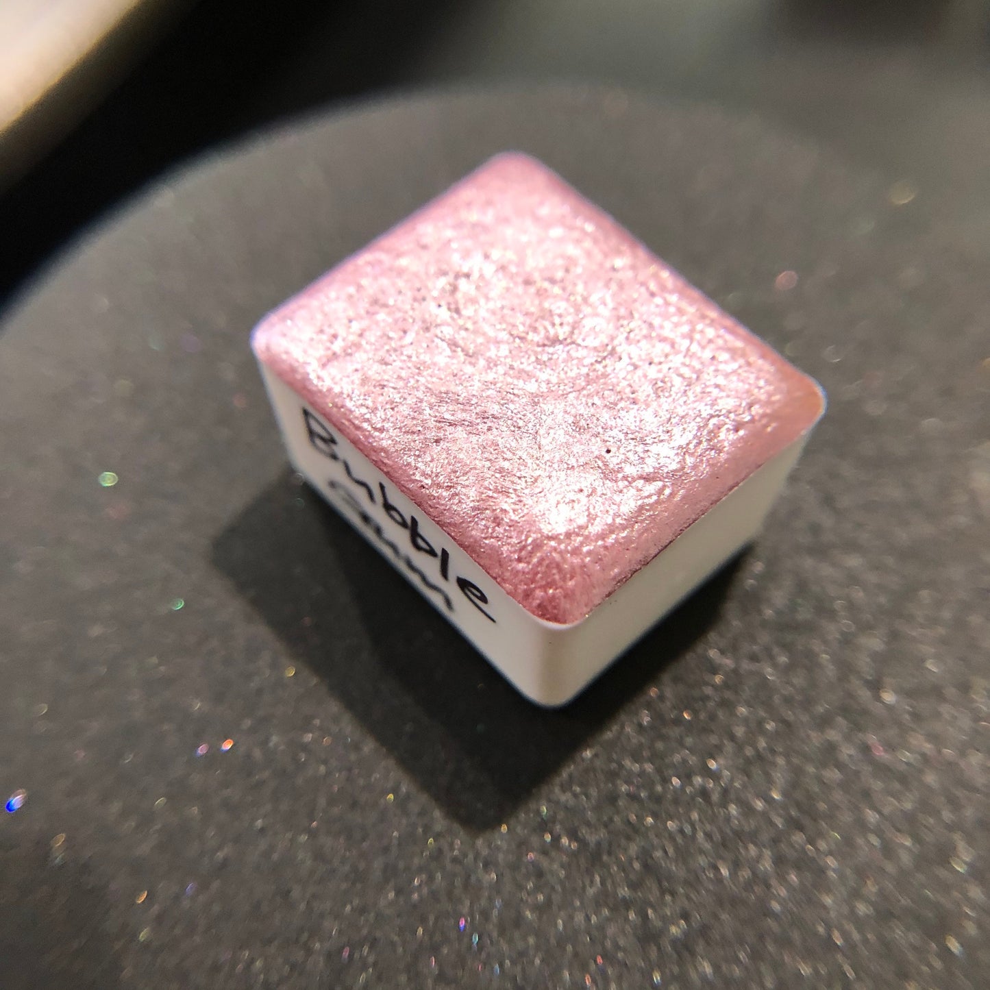 Bubble Gum pink watercolor paints Half pan