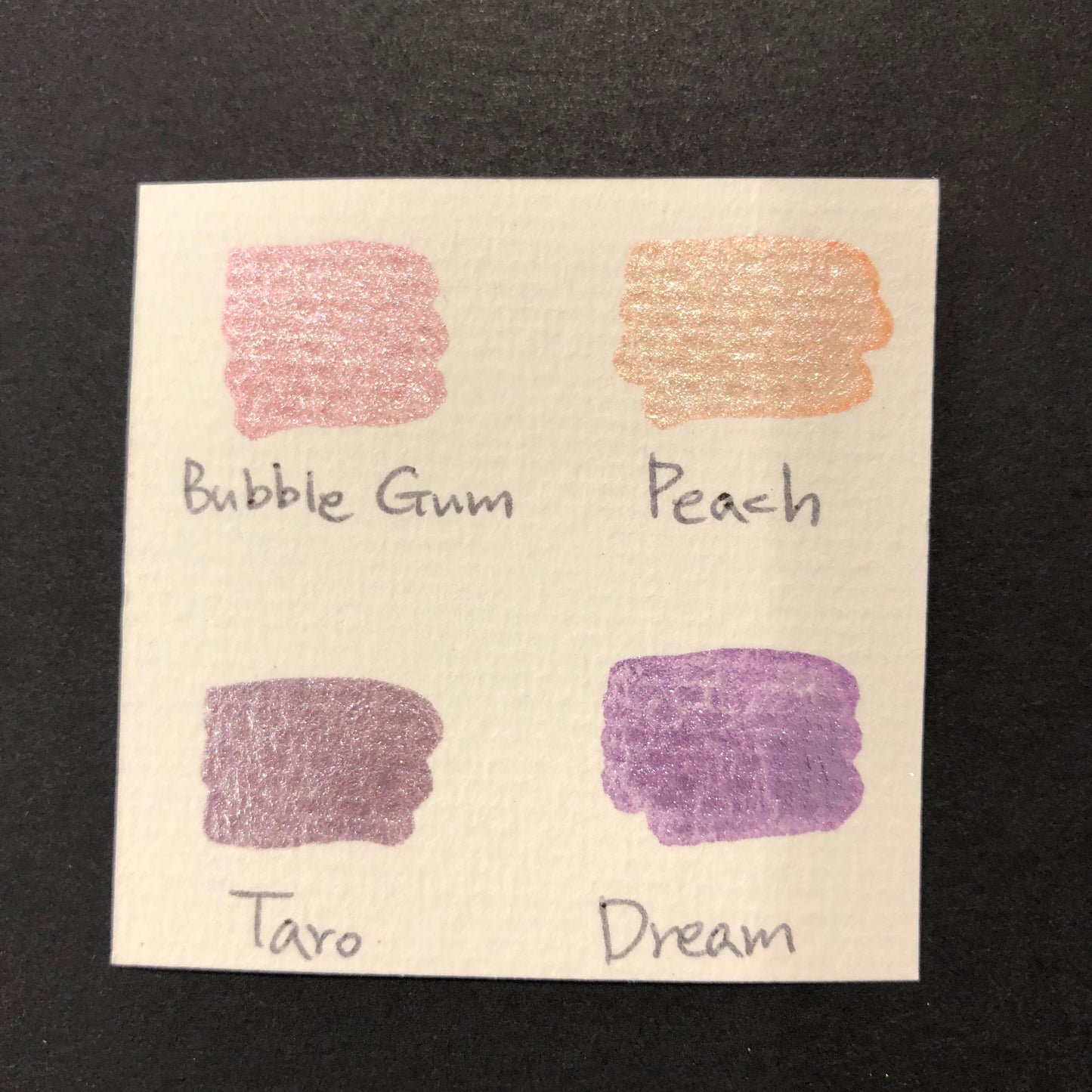 Bubble Gum pink watercolor paints Half pan