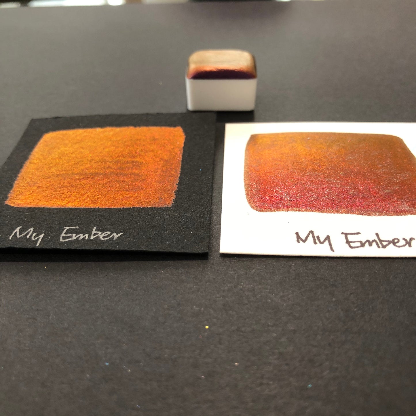 My Ember Shiny colorshift watercolor paint Half/Quarter/Mini